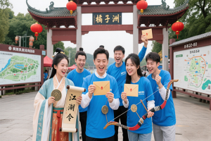 橘子洲玩霸江湖定向团建